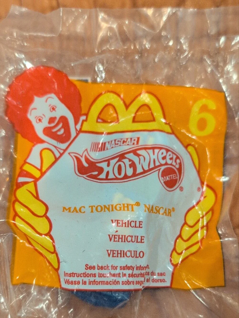Vintage 1999 McDonald's Hot Wheels Happy Meal Toy Lot - 7 Cars SEALED New